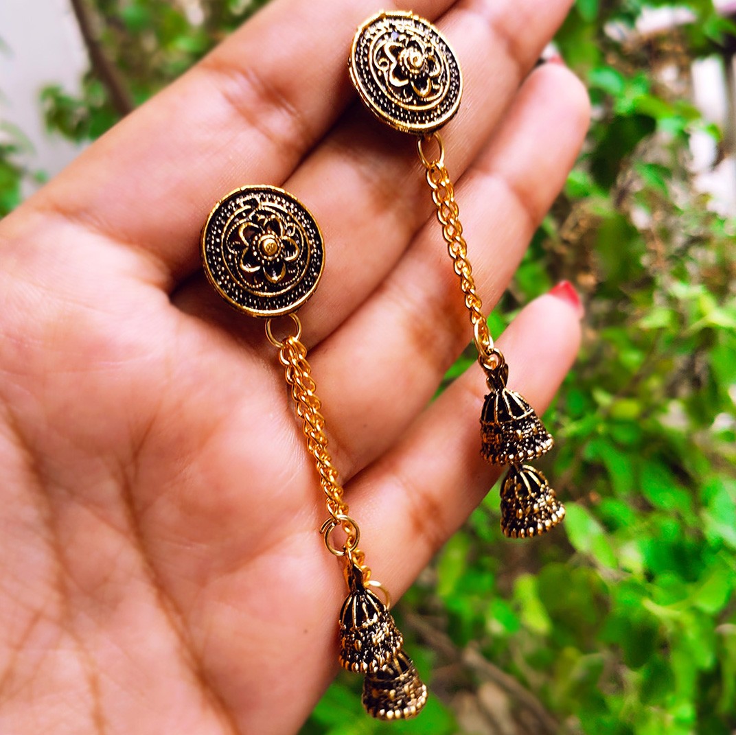 Golden Boho Jhumki Trinks