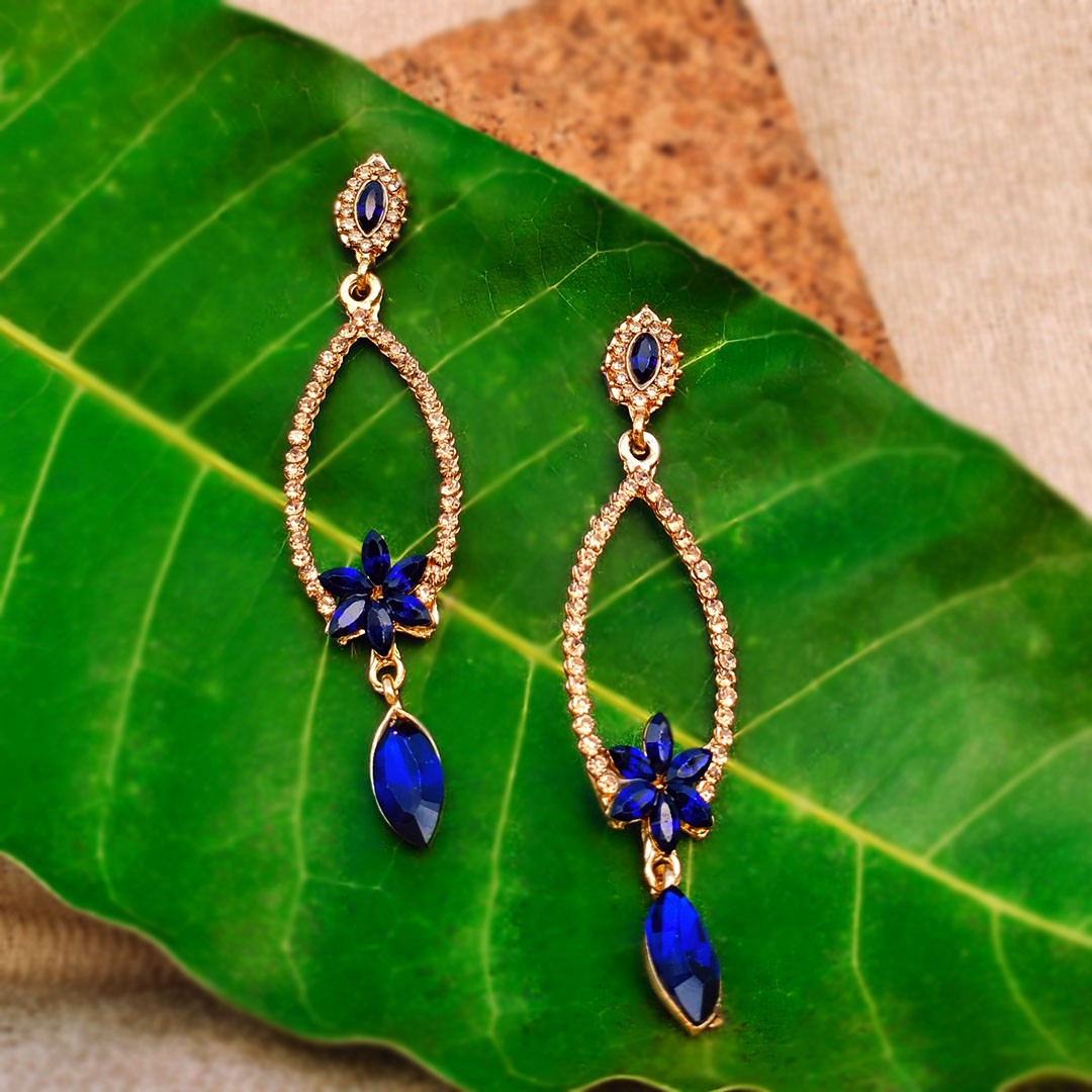 Golden Stone Royal Fancy earrings